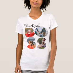 Camiseta Crie seu próprio casal de correspondência de fotos