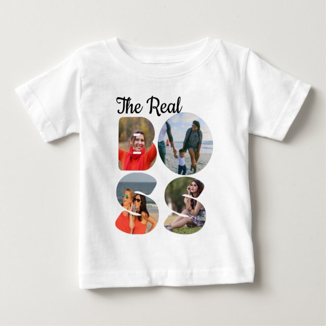Camiseta Crie seu próprio casal de correspondência de fotos (Frente)