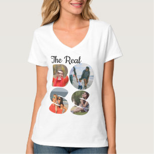 Camiseta Crie seu próprio casal de correspondência de fotos