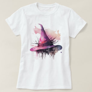 Camiseta Crie Seu Próprio Chapéu Mágico de Bruxa