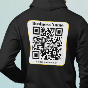Camiseta Crie Seu Próprio Código QR Borda Preta Branca Do
