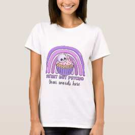 Camiseta Crie seu próprio Cupcake doce, mas psíquico