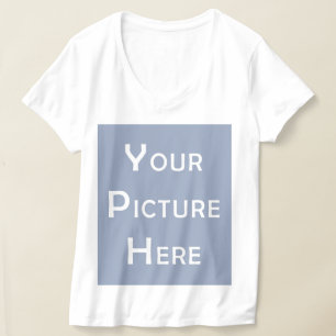 Camiseta Crie seu próprio Design de fotografia do Modelo de