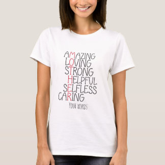 Camiseta Crie seu próprio Dia de as mães