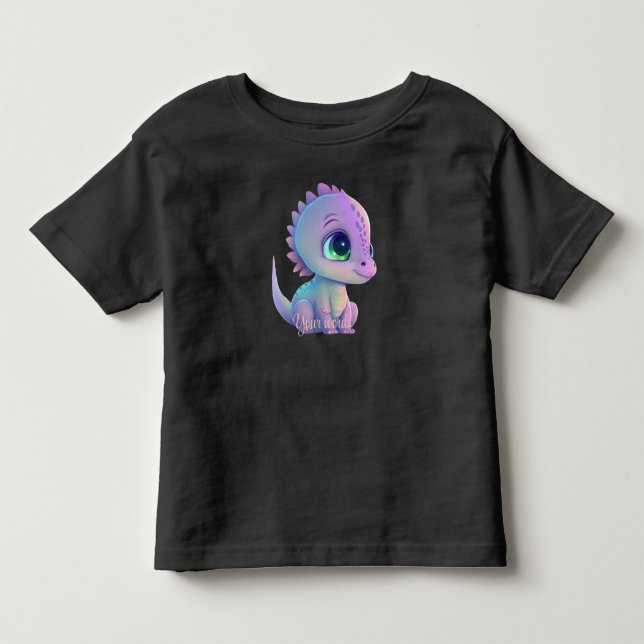 Camiseta Crie Seu Próprio Dragão Roxo (Frente)