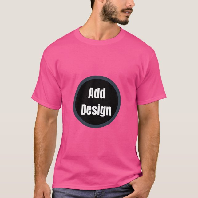 Camiseta Crie seu próprio editável (Frente)