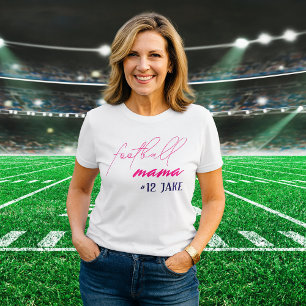 Camiseta Crie seu próprio Futebol Mama Personalizado