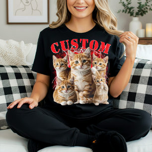 Camiseta crie seu próprio gato ou qualquer animal de estima