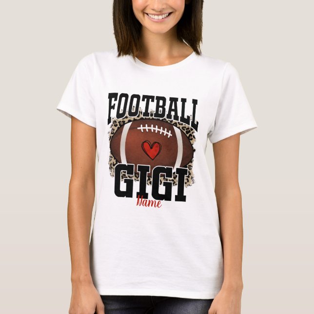 Camiseta Crie seu próprio Gigi de futebol (Frente)