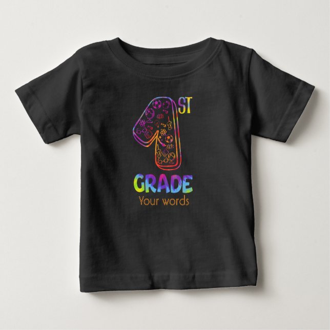 Camiseta Crie Seu Próprio Gráfico Colorido De 1 rua (Frente)
