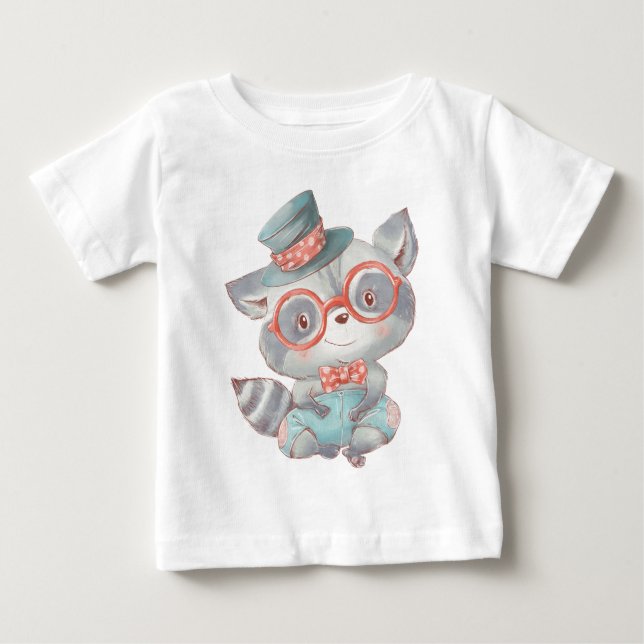 Camiseta Crie seu próprio guaxinim (Frente)