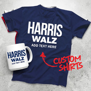 Camiseta Crie seu próprio Harris Walz 2024