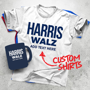 Camiseta Crie seu próprio Harris Walz 2024