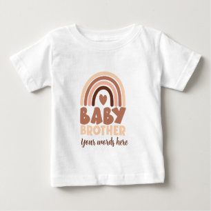 Camiseta Crie Seu Próprio Irmãozinho Marrom