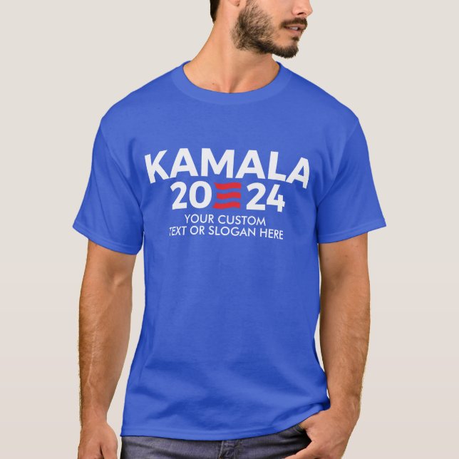 Camiseta Crie Seu Próprio Kamala Harris 2024 (Frente)