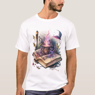 Camiseta Crie Seu Próprio Livro de Feitiços de Bruxa da Nat