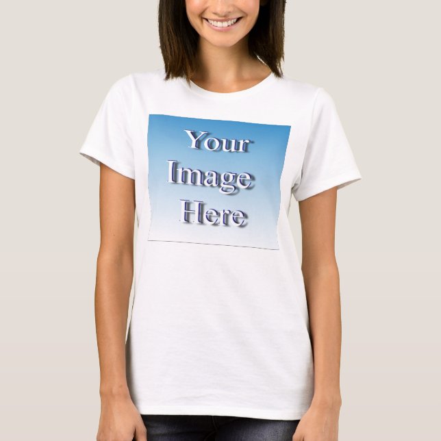 Camiseta 🤍 Crie seu próprio Modelo personalizado (Frente)