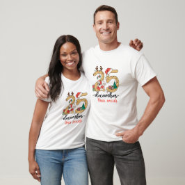 Camiseta Crie seu próprio Natal de 25 de dezembro