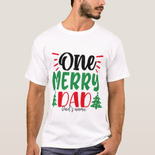 Camiseta Crie seu próprio Natal de Pai de uma Feliz