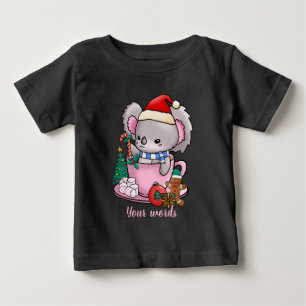 Camiseta Crie seu próprio Natal Koala Hot Cacau