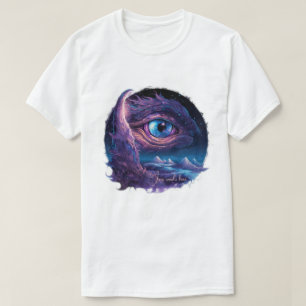 Camiseta Crie Seu Próprio Olho de Dragão Místico