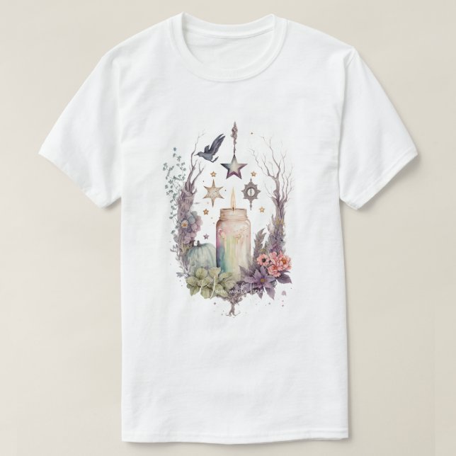Camiseta Crie seu próprio outono celestial (Frente do Design)