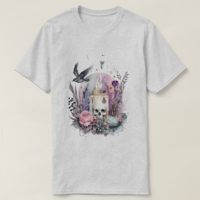 Camiseta Crie seu próprio outono gótico (Frente do Design)