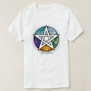 Camiseta Crie Seu Próprio Pentáculo Elemental