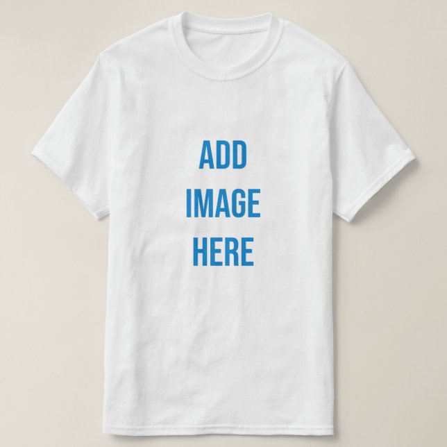 Camiseta Crie seu próprio personalizado (Frente do Design)