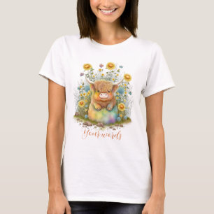 Camiseta Crie seu próprio Primavera no Highland Bull & Wild