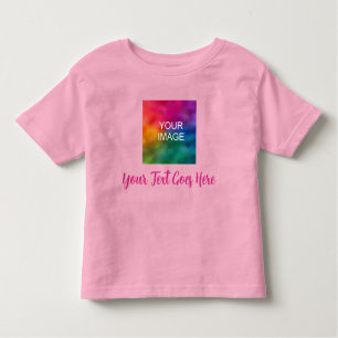 Camiseta Crie seu próprio script Nome do texto Cor-de-rosa