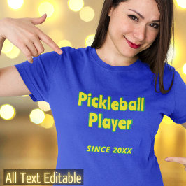 Camiseta Crie Seu Próprio Texto de Fonte Retroativa Persona