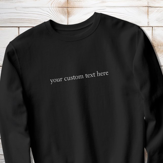 Camiseta Crie seu próprio texto personalizado (Criador carregado)