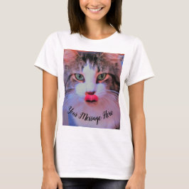Camiseta Crie Seu Próprio Texto Personalizado Adicionar Ima