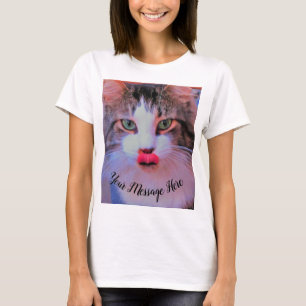 Camiseta Crie Seu Próprio Texto Personalizado Adicionar Ima