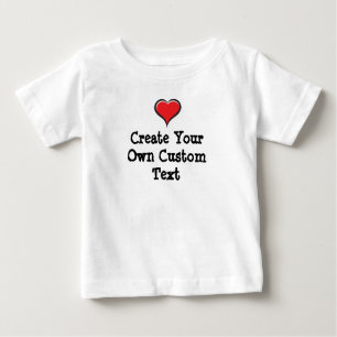 Camiseta Crie seu próprio texto personalizado com o Red Hea