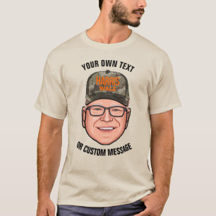 Camiseta Crie seu próprio Tim Walz