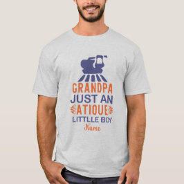 Camiseta Crie Seu Próprio Vovô, Garotinho Antiquado
