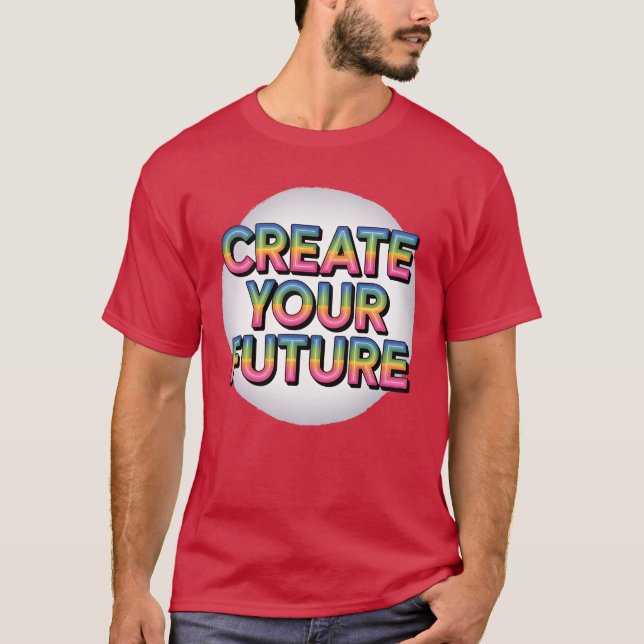 Camiseta Crie seus amigos Rainbowet do futuro (Frente)