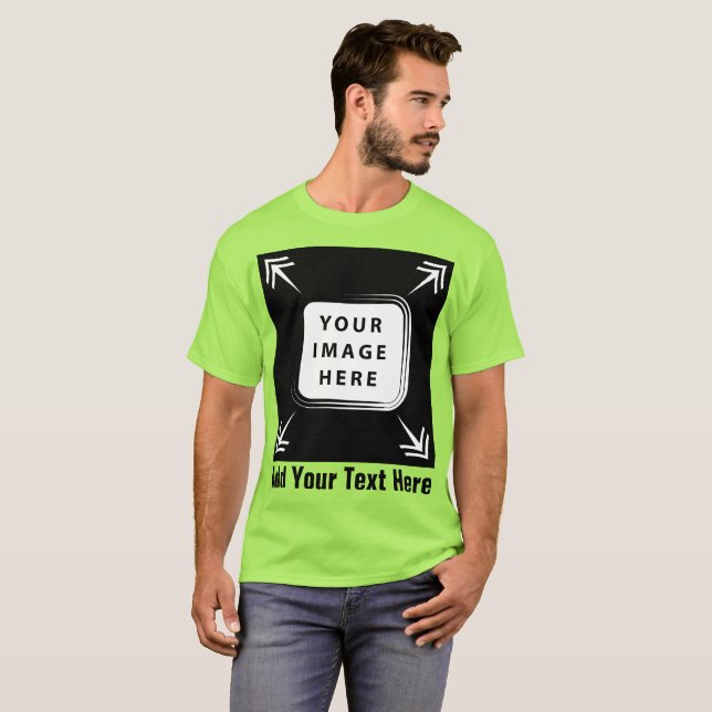 Camiseta Crie seus próprios presentes personalizados (Frente Completa)