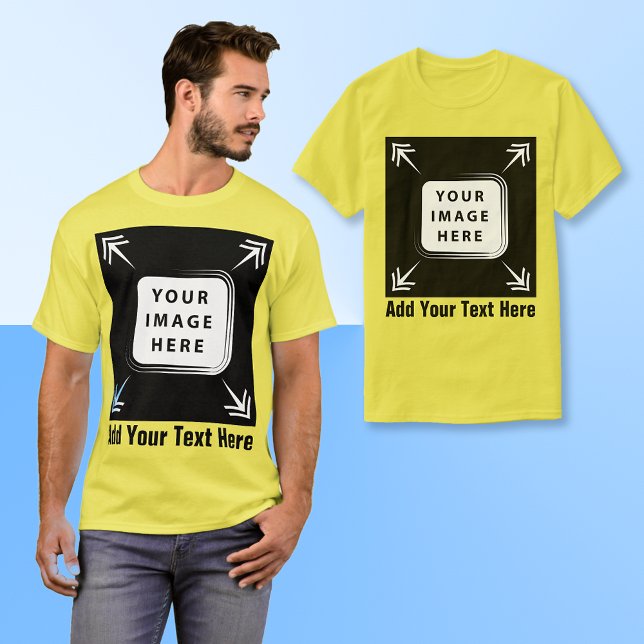 Camiseta Crie seus próprios presentes personalizados (custom corporate promotional items,
branded office gifts for employees, custom executive gift idea)