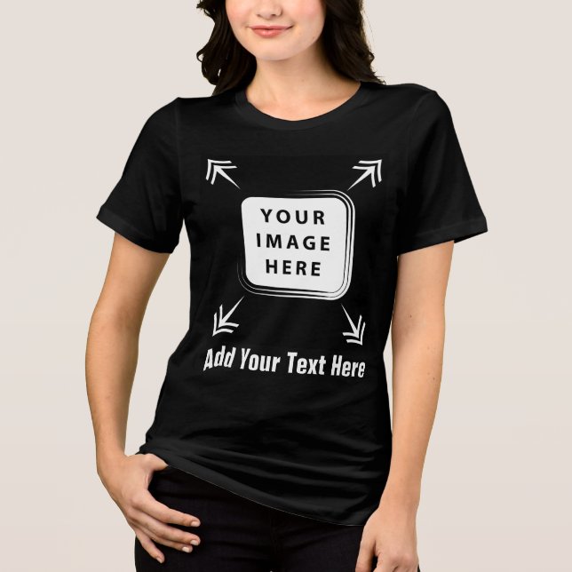 Camiseta Crie seus próprios presentes personalizados (Frente)