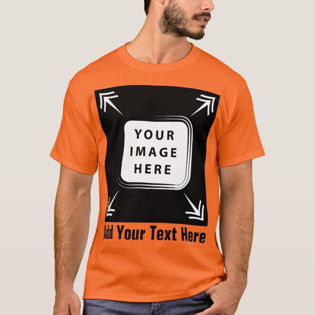 Camiseta Crie seus próprios presentes personalizados (Frente)