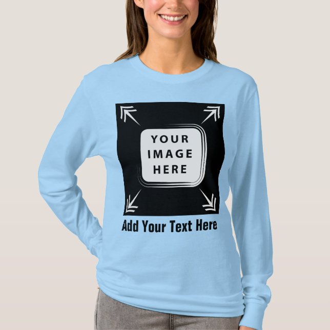 Camiseta Crie Seus Próprios presentes personalizados de Mod (Frente)