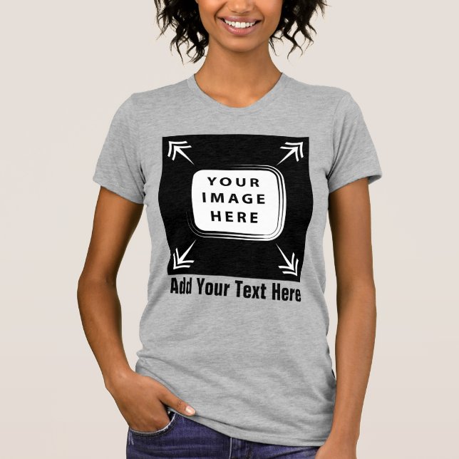 Camiseta Crie Seus Próprios presentes personalizados de Mod (Frente)