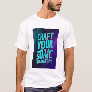 Camiseta Crie Sua Assinatura Sonora