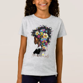 Camiseta Crie Sua Bela Flores Negra