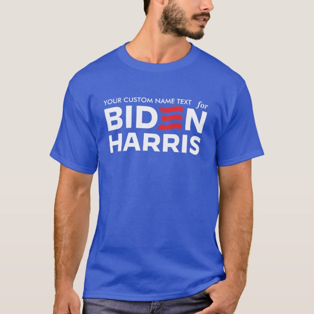 Camiseta Crie sua própria campanha para Biden Harris 2024 (Frente)