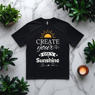 Camiseta Crie sua própria citação motivacional