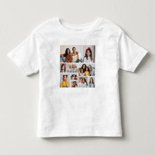 Camiseta Crie Sua Própria Colagem de 10 Fotos